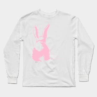 Bunny back in pink Long Sleeve T-Shirt